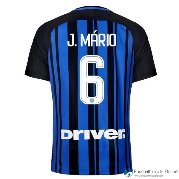 Inter Milan Trikot Heim J.Mario 2017-18 Fussballtrikots Günstig